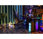 The G-Lab K-SEAT ELECTRON EX Silla para videojuegos universal Asiento acolchado Negro