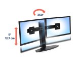 Soporte para monitor de escritorio 62,2 cm (24.5") Negro