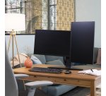 Soporte para monitor de escritorio 62,2 cm (24.5") Negro