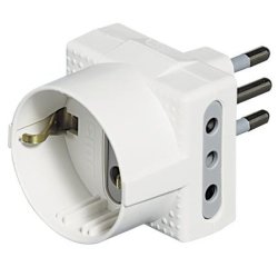 bticino S3610D power plug adapter White