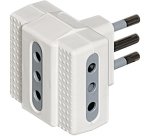bticino S3603D power plug adapter Grey, White