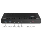 DLH Station d'accueil universelle USB-C & USB-A dual 4K avec Power Delivery 65W