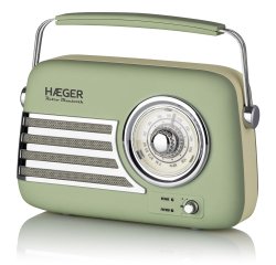 Haeger RB-GRE.001A radio Portátil Analógica Verde