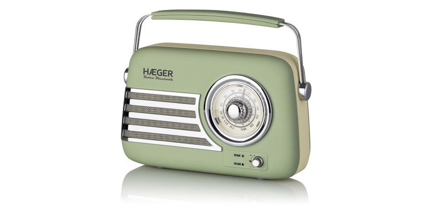 Haeger RB-GRE.001A radio Portátil Analógica Verde