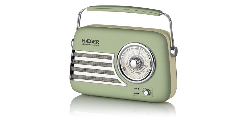 Haeger RB-GRE.001A radio Portátil Analógica Verde