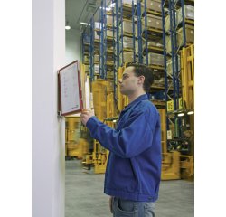 Support mural Vario Durable 20 pochettes - 40 vues couleurs assorties