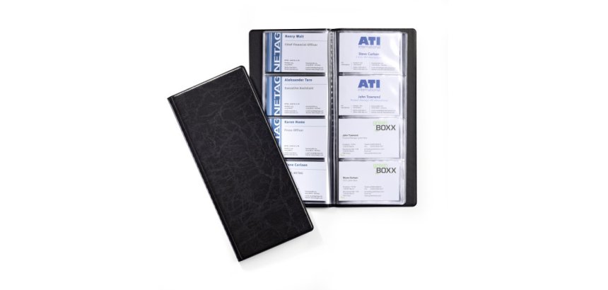 Album pour cartes de visite VISIFIX, plastique