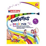 Feutre de coloriage edding 13 funtastics magic fun couleurs assorties pochette de 8