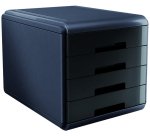 ARDA 18P4PN desk drawer organizer Polypropylene (PP), Polystyrol Black