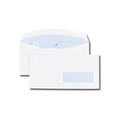 Enveloppe gpv multimachine 114x229mm 80g gommée fenêtre 35x100mm position fenêtre 20/20 boîte 1000 unités