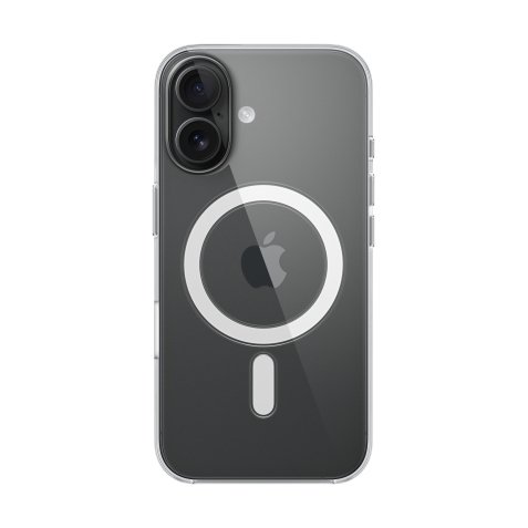 Apple Coque transparente avec MagSafe pour iPhone 16