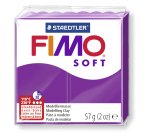 Pâte à modeler fimo soft coloris violet pain 57g