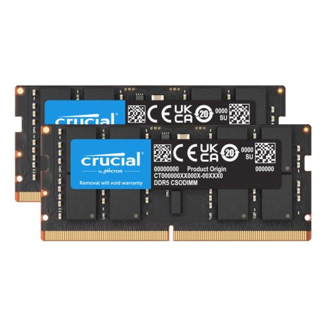 Crucial CT2K32G64C52CS5 module de mémoire 64 Go 2 x 32 Go DDR5 6400 MT/s