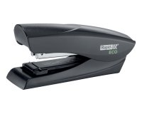 Agrafeuse rapid flatclinch f25socle eco plastique recyclé 25 feuilles agrafes 24/6 et 26/6 coloris noir