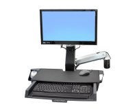 Ergotron StyleView Sit-Stand Combo Arm with Worksurface 61 cm (24") Mur