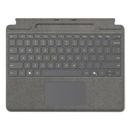 Microsoft 8XB-00197 teclado para móvil Microsoft Cover port Platino