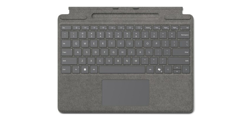 Microsoft 8XB-00197 teclado para móvil Microsoft Cover port Platino