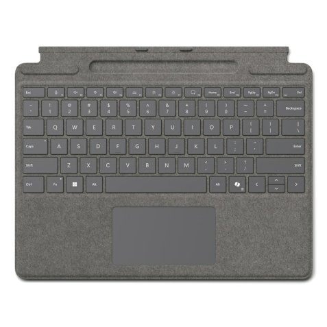 Microsoft 8XB-00197 teclado para móvil Microsoft Cover port Platino