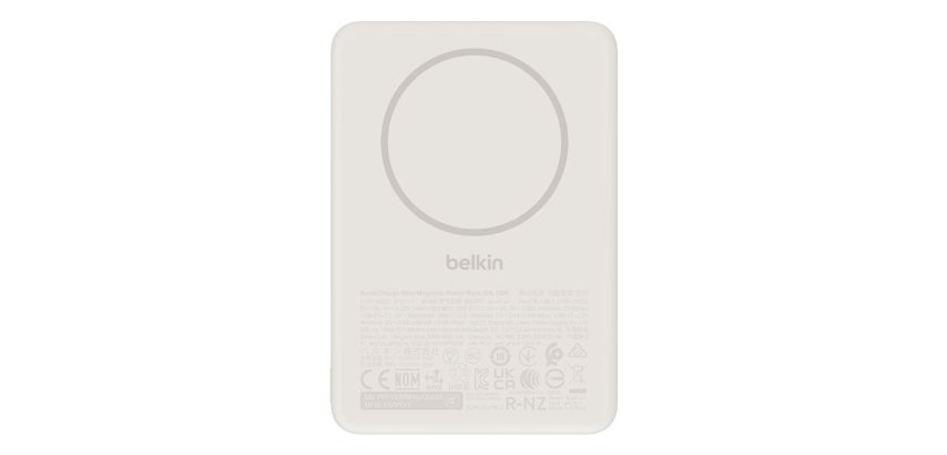 Belkin BPD017HQSA banque d'alimentation électrique 5000 mAh Recharge sans fil Sable