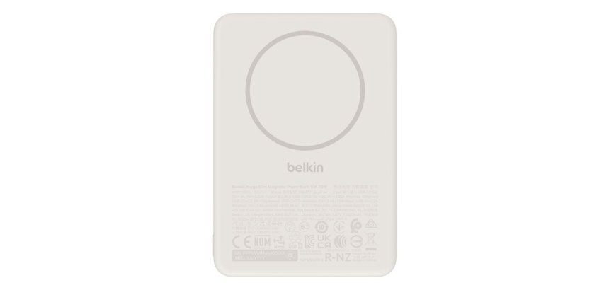 Belkin BPD017HQSA banque d'alimentation électrique 5000 mAh Recharge sans fil Sable