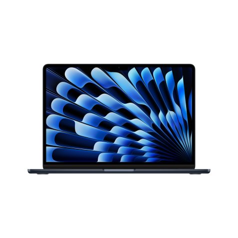 MacBook Apple MacBook Air 13,6" 256Go SSD 8Go RAM Puce M3 CPU 8 cœurs GPU 8 cœurs Minuit Nouveau