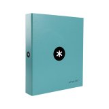 Classeur antartik 4 anneaux end 40mm a4+ carton remborde    coloris menthe