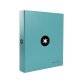 Classeur antartik 4 anneaux end 40mm a4+ carton remborde    coloris menthe