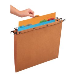 Carpeta con pestañas Ultimate Oxford A4 Kraft de 240 g/m² en colores surtidos (paquete de 25)