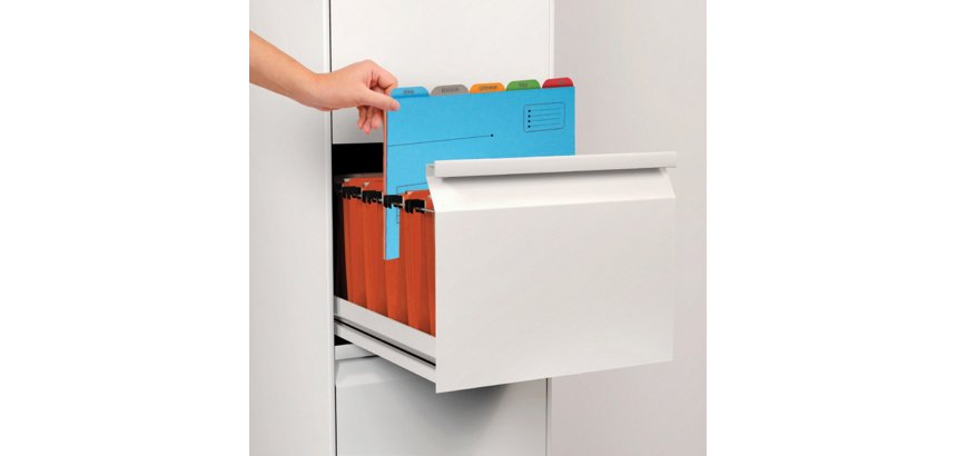 Chemise à onglets Ultimate Oxford A4 kraft 240 g couleurs assorties - Paquet de 25