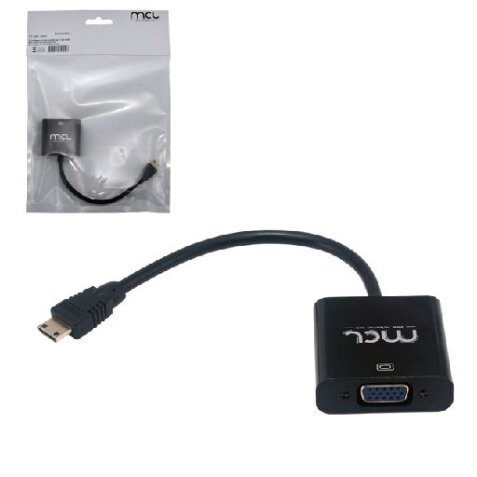 MCL CG-288C câble vidéo et adaptateur VGA (D-Sub) HDMI Type C (Mini) Noir