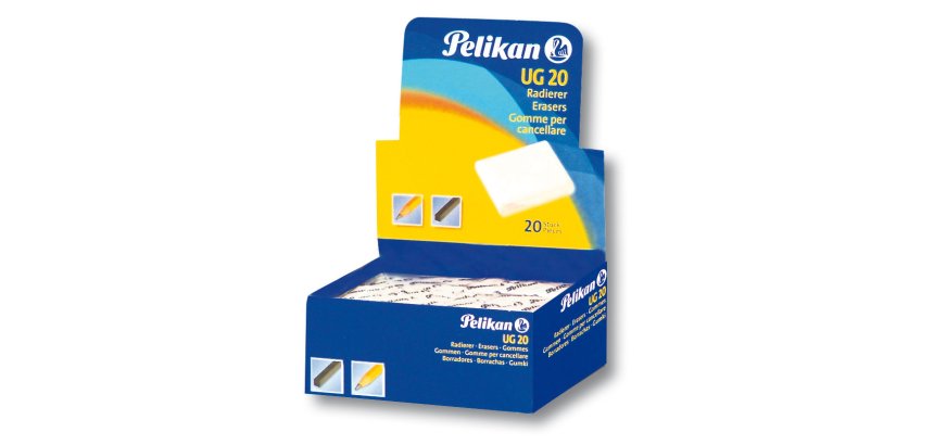 Pelikan 0ARM20 eraser Rubber White 20 pc(s)