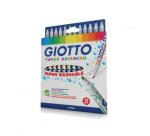Pennarelli Turbo Advanced - punta 2,8mm - colori assortiti - Giotto - astuccio 12 pezzi