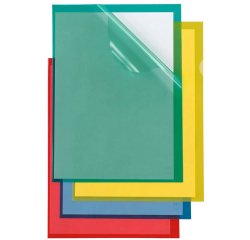 Cartellina a L Poli 150 Color - A4 - PP - buccia pesante - verde - Sei Rota - conf. 25 pezzi