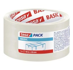 TESA 58572-00000-00 duct tape 50 m Polypropylene (PP) Transparent