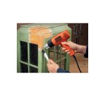 Black & Decker KX1650-QS pistola a caldo Pistola ad aria calda 740 l/min 600 °C 1750 W Nero, Arancione