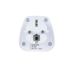 Rivacase PS4100 W00 power plug adapter Type C (Europlug) Type G (UK) White
