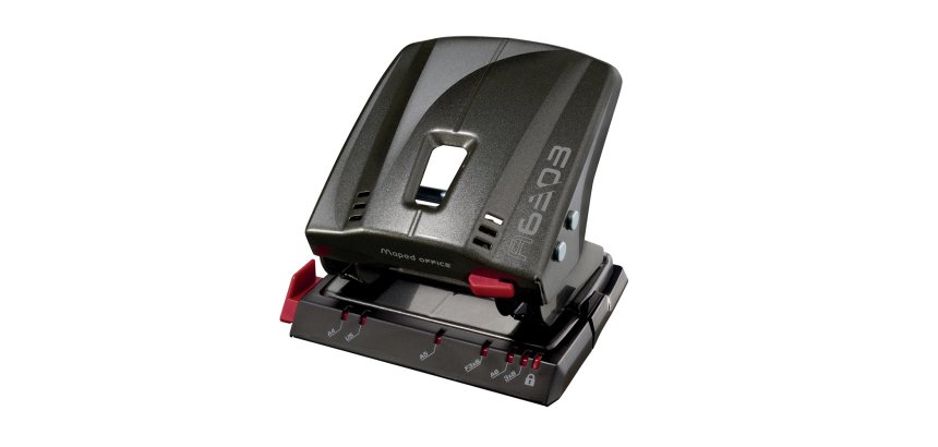 Perforateur 2 trous ADVANCED metal capacité 30 à 35 feuilles - taupe