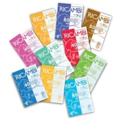 Ricambi forati Quaxima - A4 - 1 rigo - 80 gr - Pigna - conf. 40 pezzi