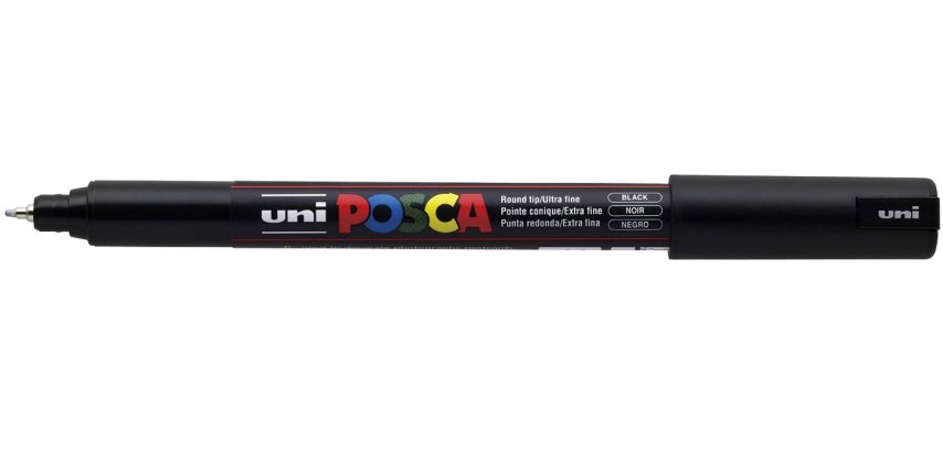 Marqueur à pigment PC-1MR, noir
