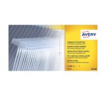 Attache polypropylène transparente longueur 50 mm Avery pour pistolet textile - Boîte de 5000
