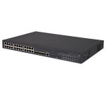 HPE 5130-24G-PoE+-4SFP+ (370W) EI Géré L3 Gigabit Ethernet (10/100/1000) Connexion Ethernet, supportant l'alimentation via ce port (PoE) 1U Noir
