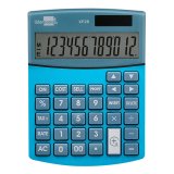 Calculatrice de bureau liderpapel xf28 12 chiffres   double ligne couts ventes     marge taxes solaire et piles