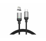 DLH DY-TU5214 câble USB 1 m USB C USB C/Lightning 30 W Noir, Gris