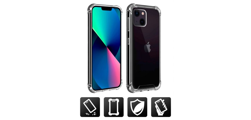 Akashi ALTCIP13AG coque de protection pour téléphones portables 15,2 cm (6") Housse Transparent