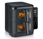 Severin FR 2468 Double 11 L Stand-alone 2800 W Hot air fryer Black