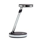 Lampe bureau maulpuck led basse consommation classe a 5wcordon 1,7m bras extensible   185 a 330mm coloris noir