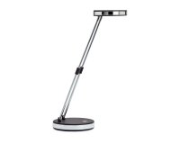 Lampe bureau maulpuck led basse consommation classe a 5wcordon 1,7m bras extensible   185 a 330mm coloris noir