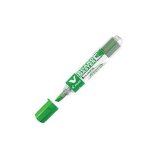 Marqueur pilot v-board master recycle effacable a sec et    rechargeable pointe biseautee large 6 mm coloris vert