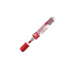 Marqueur pilot v-board master recycle effacable a sec et    rechargeable pointe biseautee large 6 mm coloris rouge