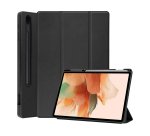 DLH Coque etui folio pour Samsung Galaxy Tab S7 FE (SM-T730 / SM-T736)